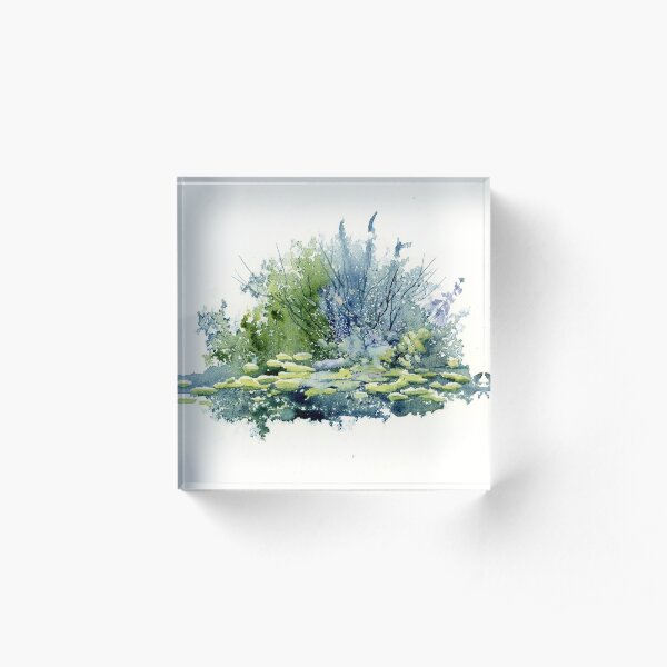 Brush Medley I Acrylic Block