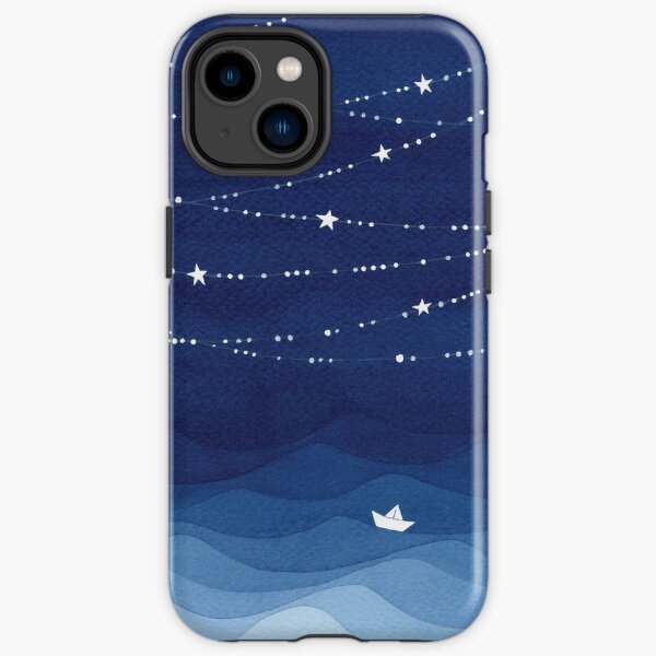 Garland of Stars IV, nautical watercolor iPhone Tough Case