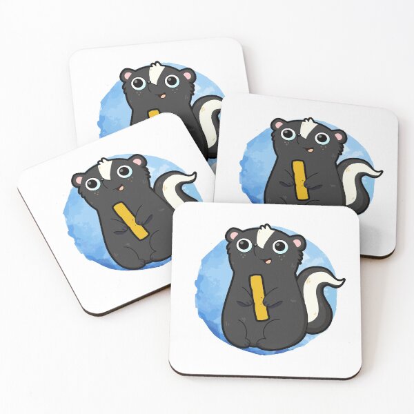 Artikelvorschau, Alphabet-Buchstabe I glückliches Stinktier entworfen und verkauft von kidsmonogram.