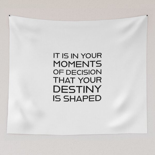 Item preview, It is in your moments of decision that your destiny is shaped - Motivational quotes designed and sold by Inspirationmotivation.