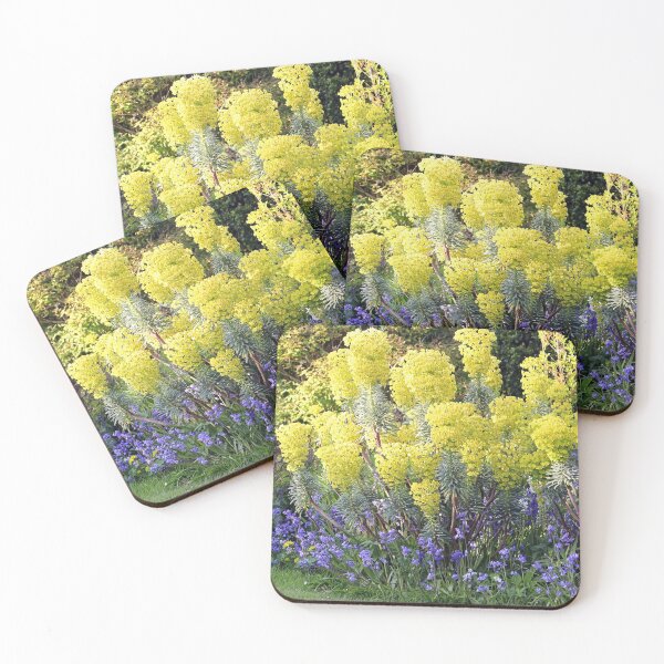 Item preview, Yellow Spurge and Bluebells designed and sold by pinkal.