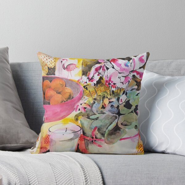Item preview, Citrus and cyclamen, Kirstin White, watercolour. designed and sold by Kirstin White.