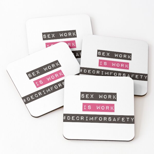Item preview, Decrim For Safety Sex Work Activism Apparel designed and sold by The London Sex Coach Apparel .
