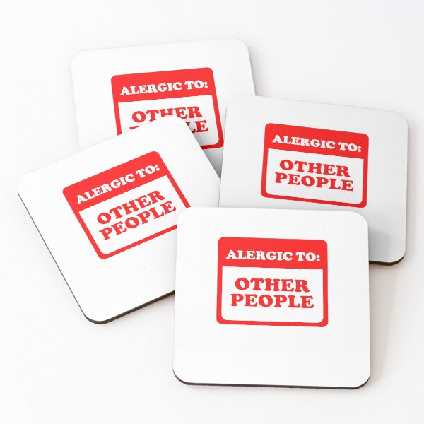 Item preview, Allergic To Other People designed and sold by Yipptee Shirts.