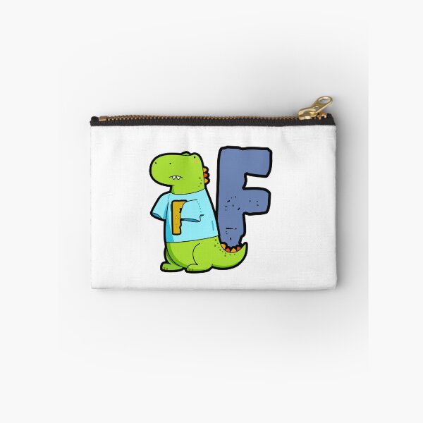 Item preview, Alphabet Letter F Cute T-Rex  designed and sold by kidsmonogram.