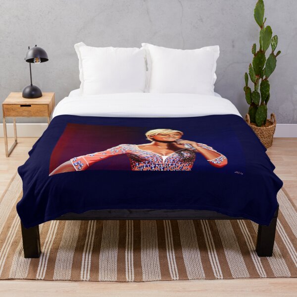 Helene Fischer Painting Throw Blanket