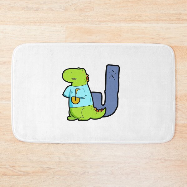 Artikelvorschau, Alphabet-Buchstabe J, süßer T-Rex entworfen und verkauft von kidsmonogram.