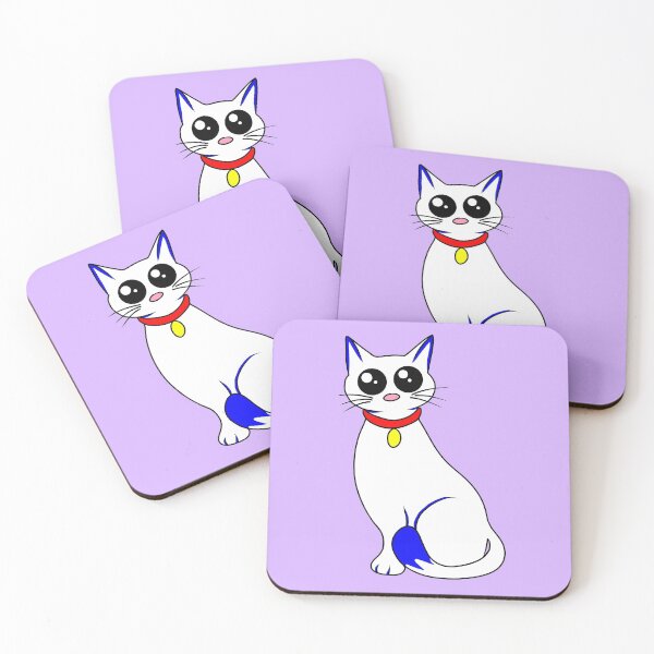 Item preview, White kitty designed and sold by Melanie Jeyakkumar.