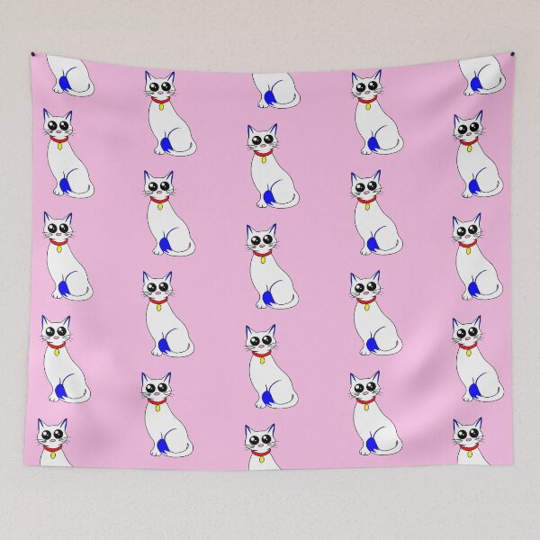 Item preview, White kitty designed and sold by Melanie Jeyakkumar.