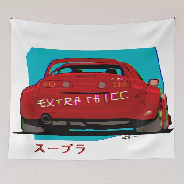 Item preview, EXTRA THICC Wide Body Toyota Supra JDM Car designed and sold by bakayaro.