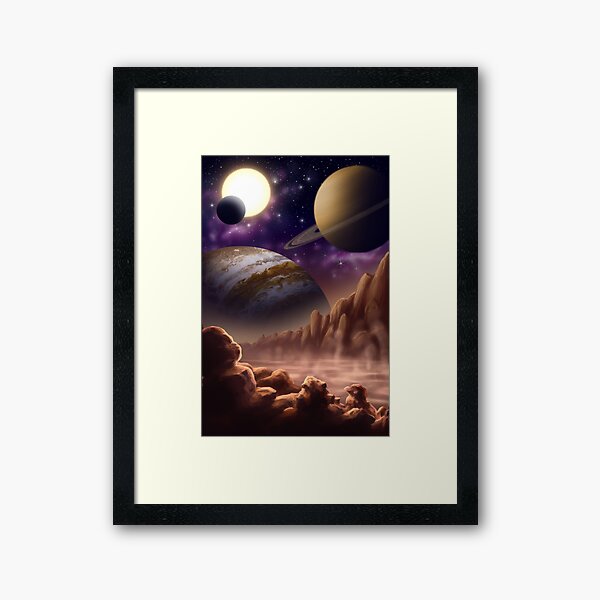 The Planets Framed Art Print