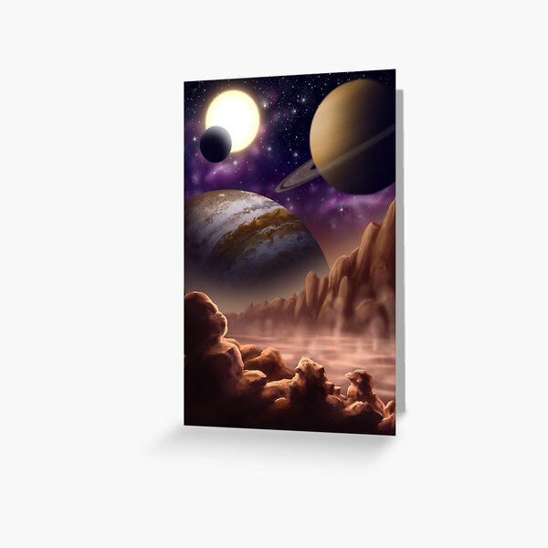 The Planets Greeting Card