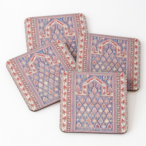 Item preview, Marasali Shirvan East Caucasus Rug Print designed and sold by Vicky Brago-Mitchell®.