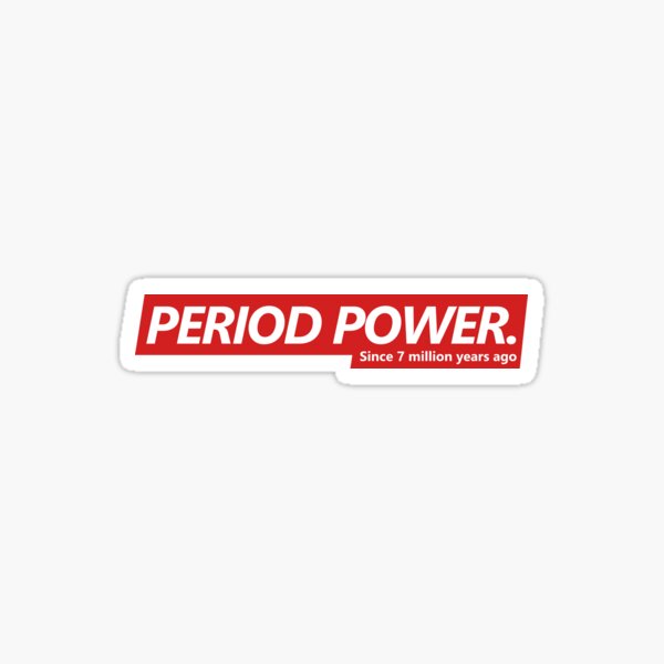 Period Power Sticker