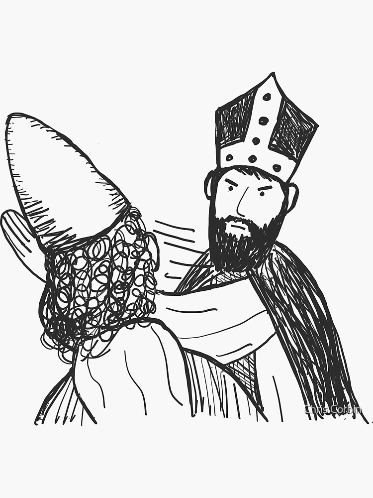 "St. Nicholas and Arius" Sticker for Sale by Ccorbin2 | Redbubble