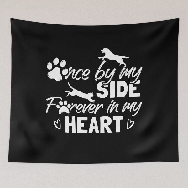 Item preview, Once By My Side Forever In My Heart Pet Remembrance Pet Memorial Day designed and sold by Dressed For  Duty.