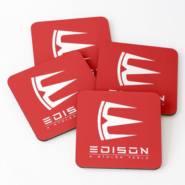 Item preview, Edison, a stolen Tesla - white designed and sold by NVDesigns.
