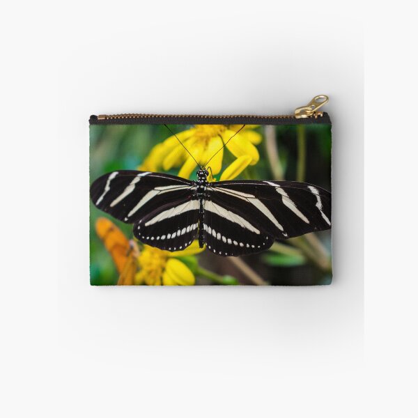 Item preview,  Zebra longwing butterfly in a yellow flower designed and sold by Martin Leber.