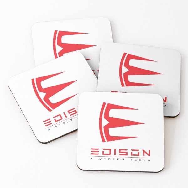 Item preview, Edison, a stolen Tesla - red designed and sold by NVDesigns.