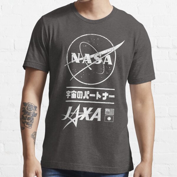 Item preview, Vintage NASA JAXA Space partners 宇宙 の パ ー ト ナ ー (white) designed and sold by sunrise1976.