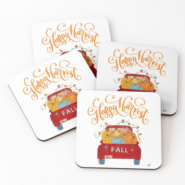 Item preview, Happy Harvest Autumn Season Fall Pumpkin Truck  designed and sold by DoubleBrush.