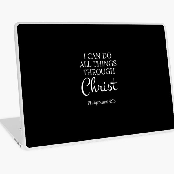 Aperçu de l'œuvre Je peux faire toutes choses par le Christ, Philippiens 4:13, Christian Citation, Christian Saying créée et vendue par ChristianLife.