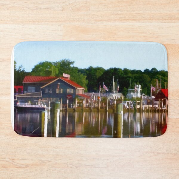 Item preview, Crab and Steak House at St Michaels, Maryland Harbor designed and sold by Polly Peacock.