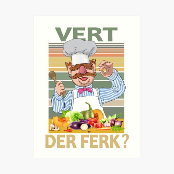 Swedish Chef Wall Art Redbubble