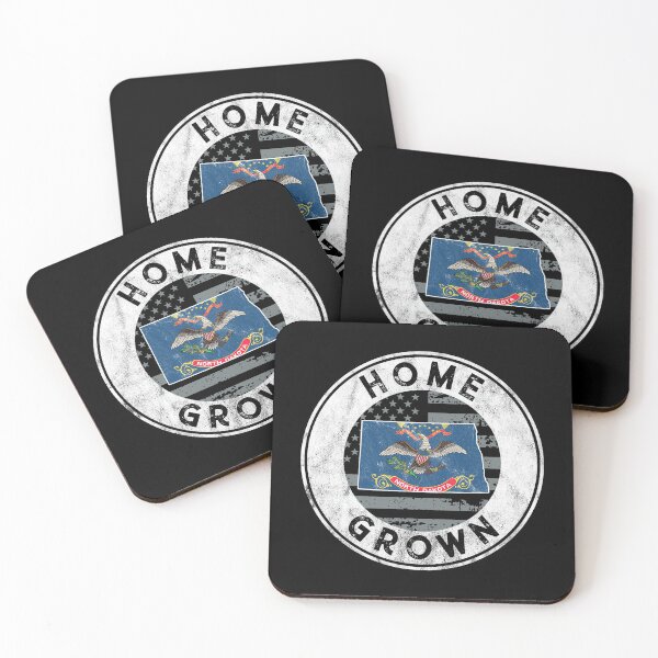 Item preview, North Dakota Native Home Grown State American Flag Pride Premium design designed and sold by CreatedByHeidi.