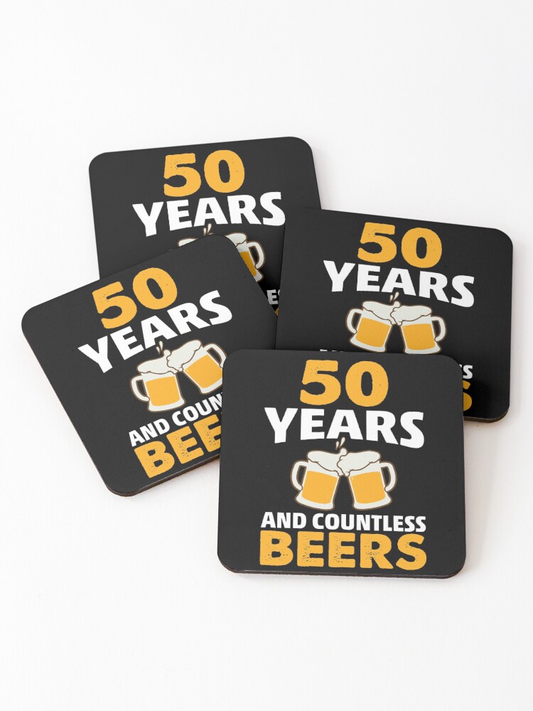 50th Years Countless Beers 50th Birthday design