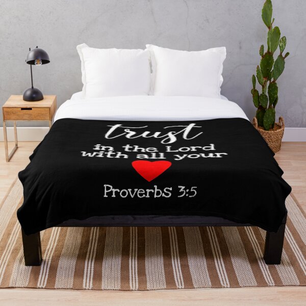 Item preview, Trust In The Lord With All Your Heart, Proverbs 3:5, Christian Quote, Christian Saying designed and sold by ChristianLife.