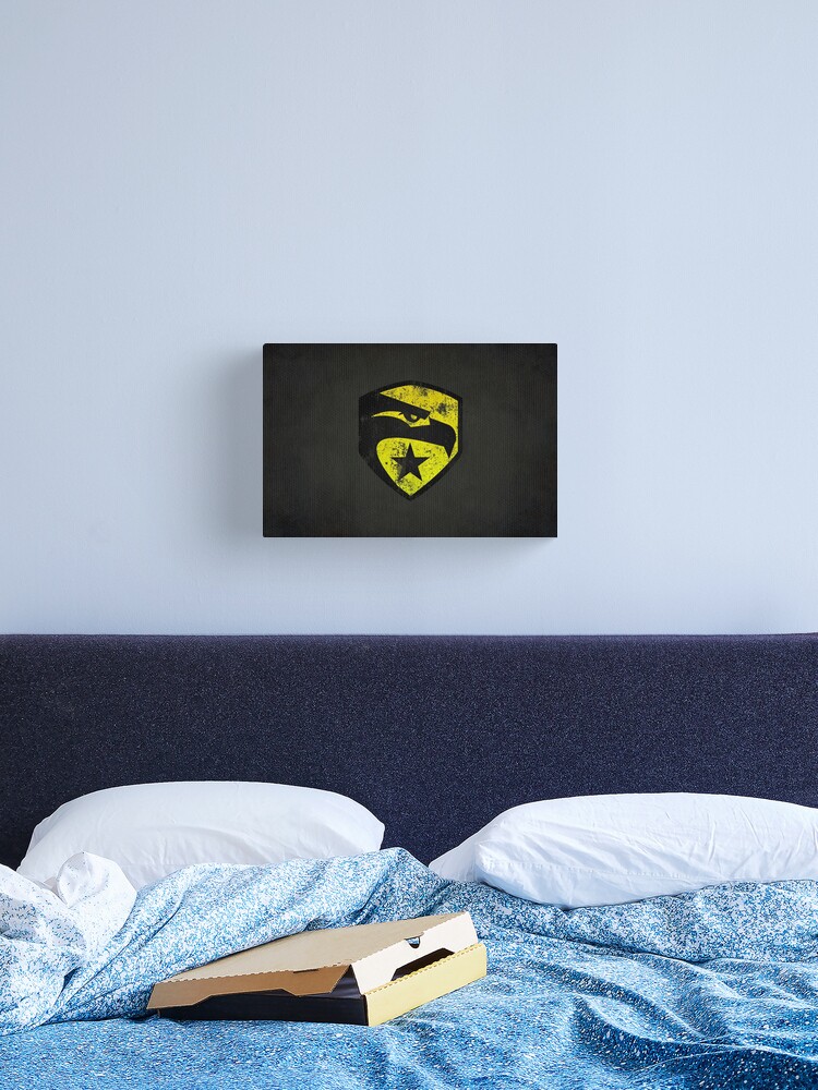Thumbnail 2 of 3, Canvas Print, G.I. Joe Logo · Distressed designed and sold by Logogami.