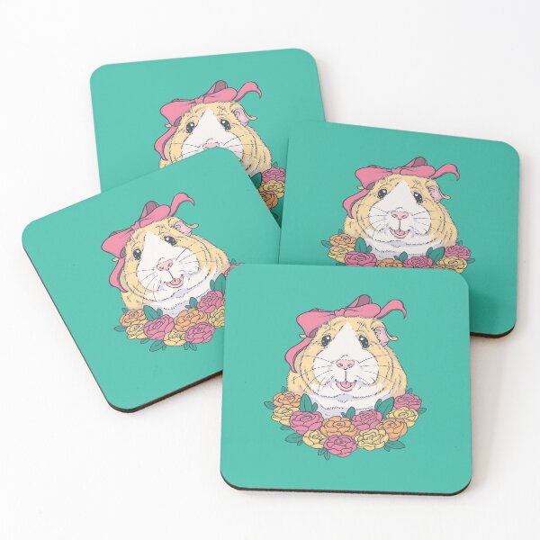 Item preview, Flower Guinea Pig designed and sold by Holly Wells . Sweet Illustrations.