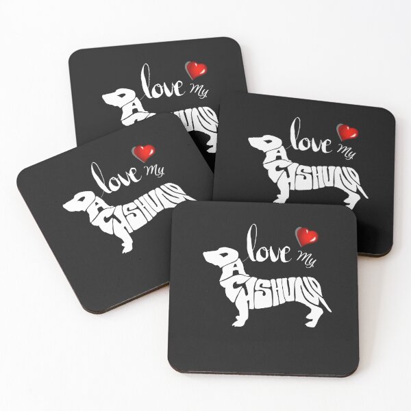 Item preview, Love My Dachshund Doggy Dog Buy Design designed and sold by uniqueteeshirts.