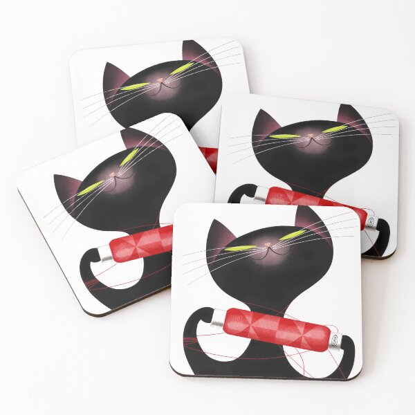Item preview, Vintage French thread advert and cute kitten designed and sold by Glimmersmith.