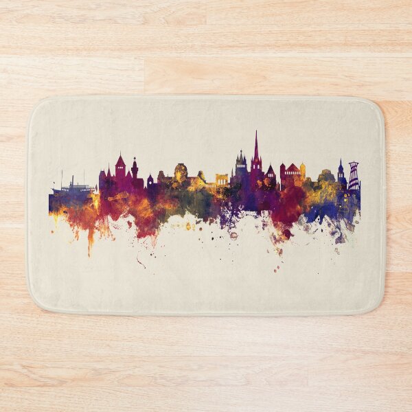 Item preview, Lausanne Switzerland Skyline designed and sold by ArtPrints.