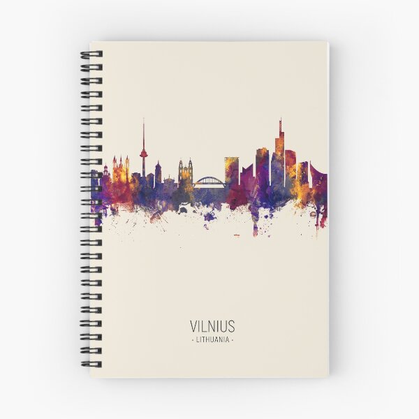 Item preview, Vilnius Lithuania Skyline designed and sold by ArtPrints.