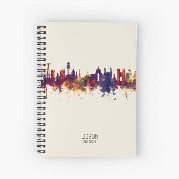 Aperçu de l'œuvre Lisbon Portugal Skyline créée et vendue par ArtPrints.