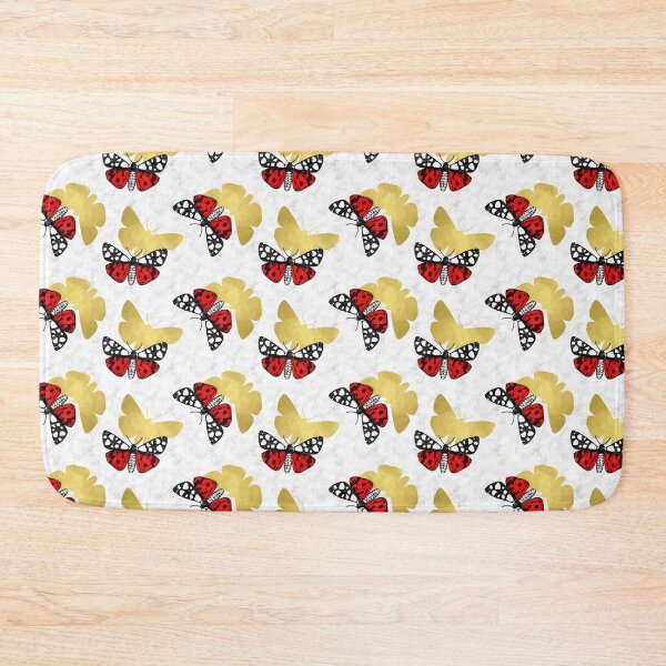 Item preview, Tiger Moth Elegant Gold and Red Pattern designed and sold by AntiqueImages.