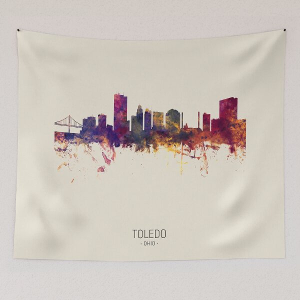 Item preview, Toledo Ohio Skyline designed and sold by ArtPrints.