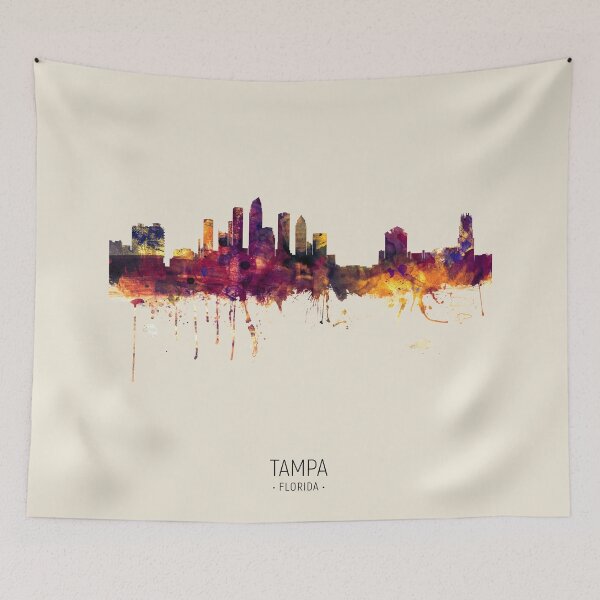 Item preview, Tampa Florida Skyline designed and sold by ArtPrints.