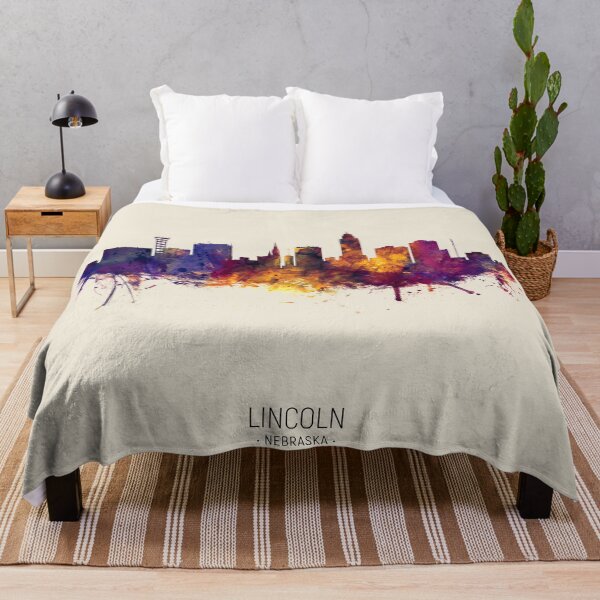 Item preview, Lincoln Nebraska Skyline designed and sold by ArtPrints.