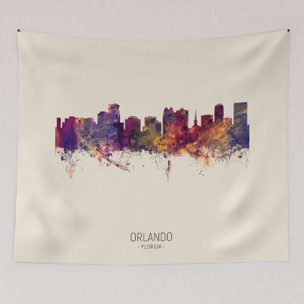 Item preview, Orlando Florida Skyline designed and sold by ArtPrints.