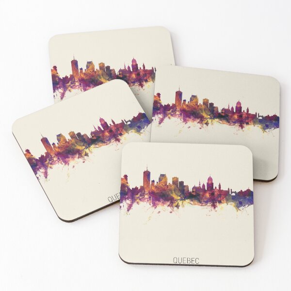 Item preview, Quebec Canada Skyline designed and sold by ArtPrints.