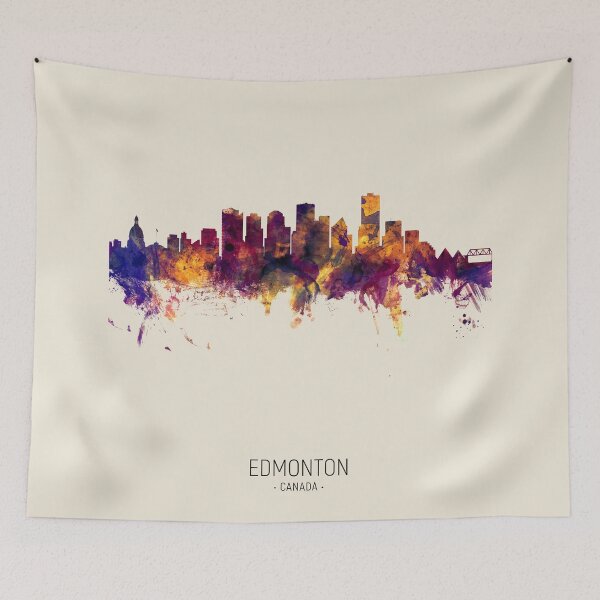 Item preview, Edmonton Canada Skyline designed and sold by ArtPrints.