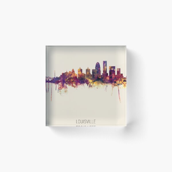Item preview, Louisville Kentucky City Skyline designed and sold by ArtPrints.