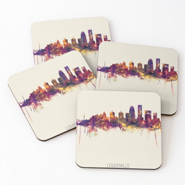 Item preview, Louisville Kentucky City Skyline designed and sold by ArtPrints.