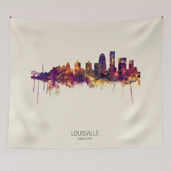 Item preview, Louisville Kentucky City Skyline designed and sold by ArtPrints.