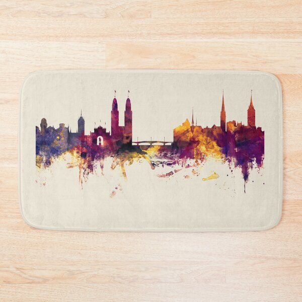Item preview, Zurich Switzerland Skyline designed and sold by ArtPrints.