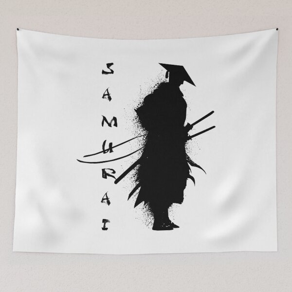 Item preview, Japan samurai warrior katana sword fight with straw hat. designed and sold by emphatic.